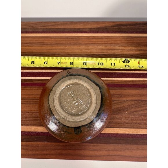 VTG Japanese Mashiko dish with Kaki glaze. - Picture 4 of 6